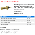 thumbnail image 2 of Water Temperature Sender - Compatible with 1986, 1988 - 1989, 1992 - 1994, 1996 - 1999, 2001 - 2002 Isuzu Trooper 1993 1997 1998, 2 of 2