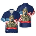 thumbnail image 3 of Happy Father's Day Honoring Veterans Chinese Shar-Pei in Army Uniform Hawaiian Shirt Breathable Summer Unisex Merch Dog Lover - 13007, 3 of 6