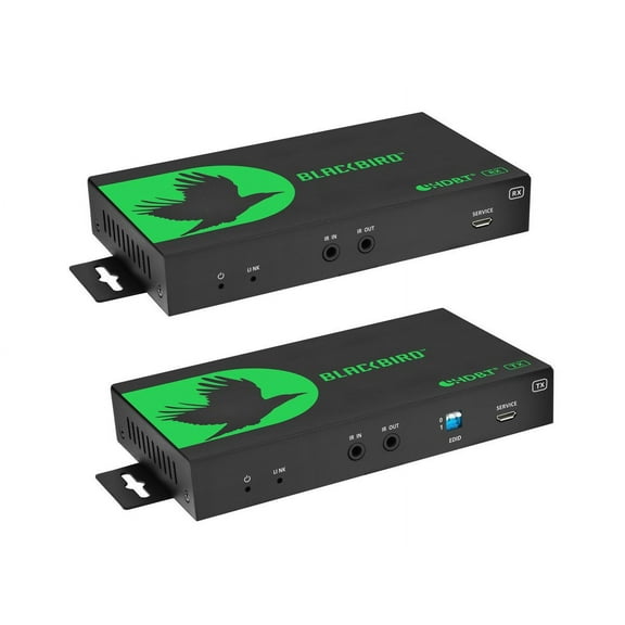Monoprice Blackbird Advanced HDBaseT 3.0 Extender, 4K60 HDMI 2.0b and HDCP 2.2, Up to 4K2K@60Hz (YUV 4:4:4), 18Gbps Video Bandwidth - Pro‑Sumer Series