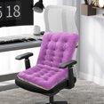 thumbnail image 5 of PATLOLLAV Solid Color Seat Cushion High Back Rocking Chair Cushion for Home & Office, Breathable, Recliner Cushion for Living Room, Tatami, and Computer Chairs, 5 of 6