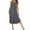 Dark Gray, variant on Lolmot Maxi Dresses for Women 2023 Summer Suspender Pleats Sexy Comfortable Solid Color V-Neck Nightdress Home Clothes Long Dress