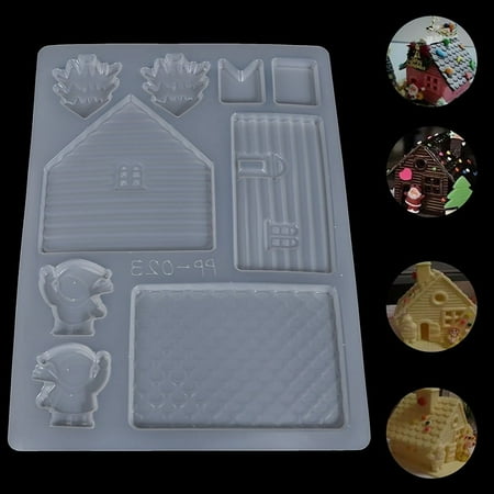 

Gingerbread House Mold Jelly Pudding Mold Chocolate Baking Mold