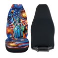thumbnail image 6 of XYZCANDO 4Th Of July Front Car Seat Covers featuring Statue of Liberty Design - Perfect Patriotic Vehicle Interior Decor, 6 of 10