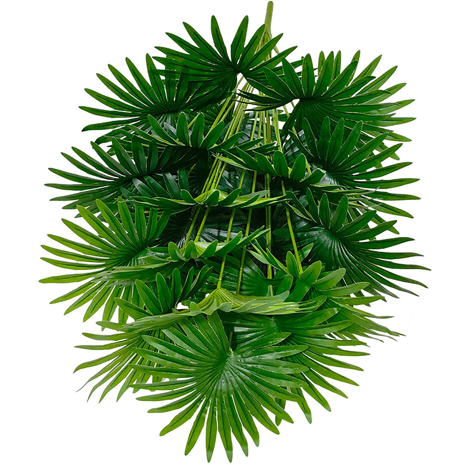 Artificial Areca Palm Tree Faux Plants 30 inch Artificial Plants Faux Fake Palm Tree Large Areca Palm Plants Tropical Leaf Greenery Family Office Indoor Outside Decor (Flowerpot not included) A5(84CM)