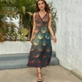 thumbnail image 5 of Mermaid Fish Scales Sleeveless Dress Female Clothing Dress Women Summer 2025 Dress, 5 of 7