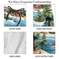 thumbnail image 4 of luoweisi Men's Beach Shorts Quick Dry Swim Trunks with Mesh Lining Santa Claus Vacation L, 4 of 5