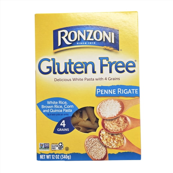 (8 Pack) Ronzoni Gluten Free Penne Rigate, 12 Oz