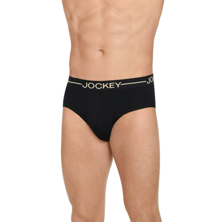 Jockey Men's Organic Cotton Stretch Brief - 3 Pack 