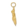thumbnail image 2 of 14K Yellow Gold Charm Pendant Men'S 23 mm 19 Four Shell Cluster, 2 of 3