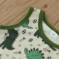 thumbnail image 1 of Vedolay Short Set Boys 2 Piece Outfits Short Sleeve T-Shirt and Shorts Set Short Summer Sets,Green 18-24 Months, 1 of 5