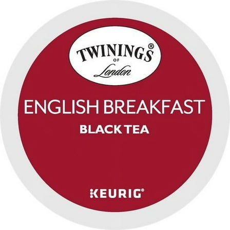 Twinings English Breakfast Black Tea K-Cup Compatible with Keurig Brewer - Black Tea - English Breakfast - 24 / Box