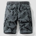 thumbnail image 3 of WREESH Men's Cargo Shorts Plus Size Cargo Shorts Multi-Pockets Relaxed Summer Beach Short Pants Outdoor Workout Shorts Gray, 3 of 5