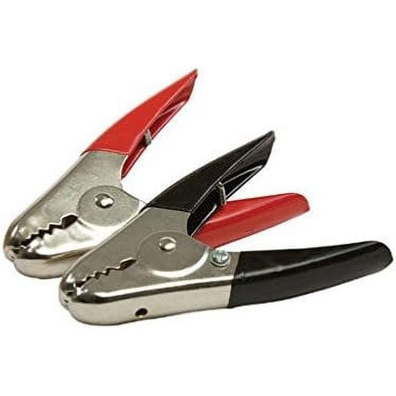 Forney Industries Battery Charger Clamps 2 Gauge - 500 Amp - Multicolor