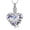 A Silver-Purple, variant on Butterfly Heart Urn Necklaces Cremation Jewelry for Ashes for Women Men Memorial Human Ashes Pendant