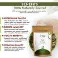 thumbnail image 4 of Holy Basil, Tulsi Tea Bags | 100% Natural Ingredients, Caffeine-Free Herbal Blend in Pyramid Tea Bags | Eco-Conscious Design for Pure Flavor and Sustainable Enjoyment, 9 OZ (Pack of 100), 4 of 7