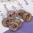 thumbnail image 1 of Buttons clothing accessories diy craft buttons coconut buttons 100PCS Round Painted Buttons Coconut Shell DIY Sewing Crafts 2 Holes Buttons 20mmColor 8 ANGGREK Otros, 1 of 8