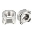 thumbnail image 1 of Unique Bargains M6 Square Nuts Carbon Steel Machine Screw Weld Nut 100 Pcs, 1 of 3