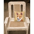 thumbnail image 2 of Carolines Treasures SC9124PW1414 Basenji Wipe your Paws Fabric Decorative Pillow, 14Hx14W, multicolor, 2 of 4