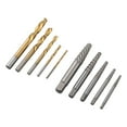 thumbnail image 4 of Screw Extractors Drill Bit Spiral Flute Remover Broken Damaged Stripped Screws, 4 of 10
