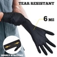 thumbnail image 2 of Guantes de protección TitanFlex HD20K de nitrilo negro de 6 mil, talla XXL, 2 of 9