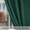 thumbnail image 3 of Cortinas Pitalk, 274 cm de largo, 2 paneles, lino semitransparente, 3 of 8