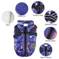 thumbnail image 2 of Pet Waterproof Clothes Thickening Autumn Winter Warm Dog Jacket Coat Sleeveless Vest Snowsuit, 2 of 7