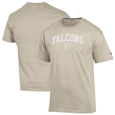 Men s Champion Oatmeal Atlanta Falcons Jersey T-Shirt