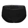 thumbnail image 3 of Trusa Hanes para Hombre, Algodón Stretch Negro Talla XG 2 Piezas, 3 of 4