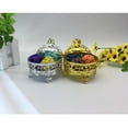 thumbnail image 4 of KAKOWELY candy box 5PCS Round Crown Shape Candy Storage Boxes Plastic Creative Gift Boxes Containers for Birthday Wedding Party (Silver)3.54"X2.56"X2.56", 4 of 4