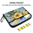 thumbnail image 2 of Accordion File Organizer with Zip Closure 13 Pockets Expanding File Folder Letter A4 Paper Document Organizer for Home Office Sunflowers Painting, 2 of 7