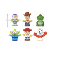 thumbnail image 4 of Fisher-Price Little People Disney Pixar Toy Story 6-Piece Figure Set for Toddlers & Kids, 4 of 5