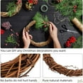 thumbnail image 3 of 2 Pack 8 Inch Natural Grapevine Wreaths Vine Branch Wreath Christmas Rattan Wreath for DIY Craft Front Door Wall Hanging or Wedding Decors, 3 of 6