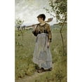 thumbnail image 3 of Pearce, Charles Sprague 10x14 Black Modern Framed Museum Art Print Titled - Home From The Fields, 3 of 5