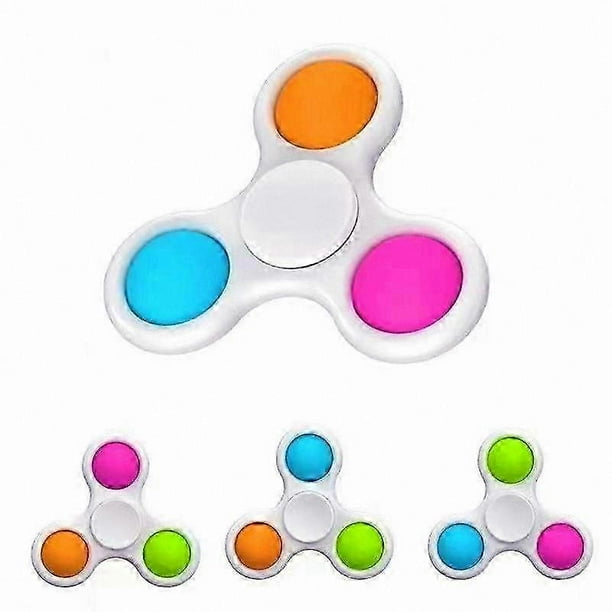 Assorted Color Fidget Spinner 5-Pack for Stress Relief and Fun Play for All Ages