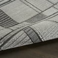thumbnail image 6 of Nourison Nordic 2' x 6' Black Grey Modern Indoor Rug, 6 of 7