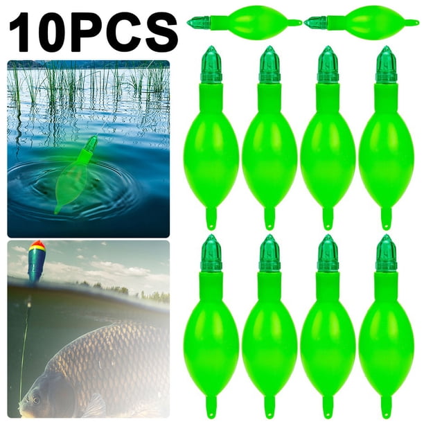DQrwqpou Flotadores Deriva Pesca LED Flotador Pesca Bobber Impermeable Ligero (50g Verde)