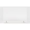 thumbnail image 2 of Pemberly Row Plastic 30"x36" Partition Extender with Tape in Frosted White, 2 of 4