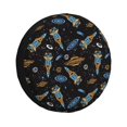 thumbnail image 1 of Fotbe Space Rocket Funda de Llanta de Repuesto con Estampado, Engrosada, Ajuste Universal para Jeep, Remolque, RV, SUV, Camión-17 inch, 1 of 6