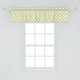 thumbnail image 2 of Ambesonne Floral Window Valance, Pastel Tulip Flower Motif, 42" x 12", Pastel Green and Pastel Pink, 2 of 3
