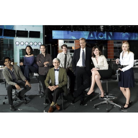 Newsroom Poster 16"x24" Poster Medium Art Poster 16x24 Multi-Color Square Adults Western Graphic