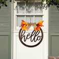 thumbnail image 4 of Welcome Sign for Front Door  Rustic Farmhouse Hanging Welcome Sign for Wreath，Welcome Door Sign with Light  Spring Summer Wreaths for Outdoor Front Door Decorations, 4 of 10