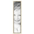 thumbnail image 2 of ArtToFrames 12" x 53" Silver with Black Lip Picture Frame, 12x53 inch Multi Wood Poster Frame (WOM-5193),  Pack, 2 of 7