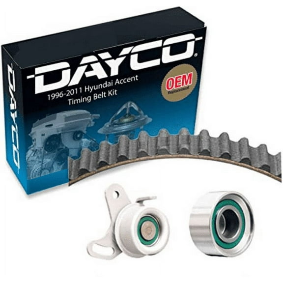 Dayco Engine Timing Belt Kit compatible with Hyundai Accent 1.6L L4 1996-2011
