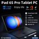 thumbnail image 2 of Tableta Global Pad 6S Pro 2024 con Snapdragon 888, versión original, 11 pulgadas, HD 4K, Android 14, 16 GB + 1 T, 12 000 mAh, 5G, doble SIM, Bluetooth, 2 of 5