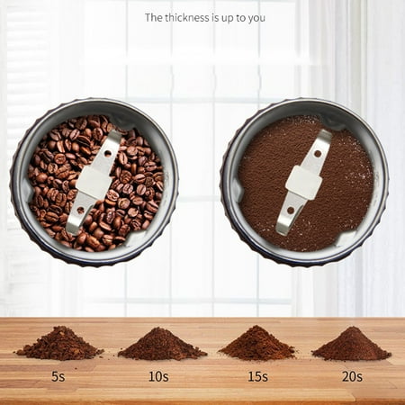 

Fuieoe kitchen gadgets Home Decor Coffee Grinder Electric Grains Grinder Electric Spice Grinder Electric Herb Grinder Grinder For Coffee Beans Spices With 2 Stainless Steel Blade