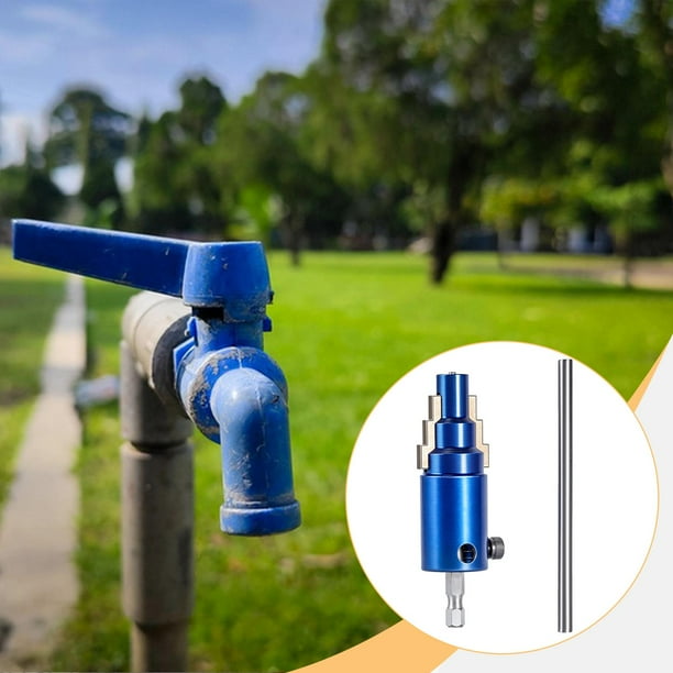 Extractor de tornillos para tuberías de 1/2 pulgada, 3/4 pulgada y 1 pulgada, fácil de extraer, resistente, para grifos, reparaciones profesionales de