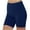 Navy, variant on Vivianyo HD Women's Fitness Shorts for Yoga Fashion Womens Yoga Leggings Fitness Running Gym Ladies Solid Sports Active Three Minutes Pants