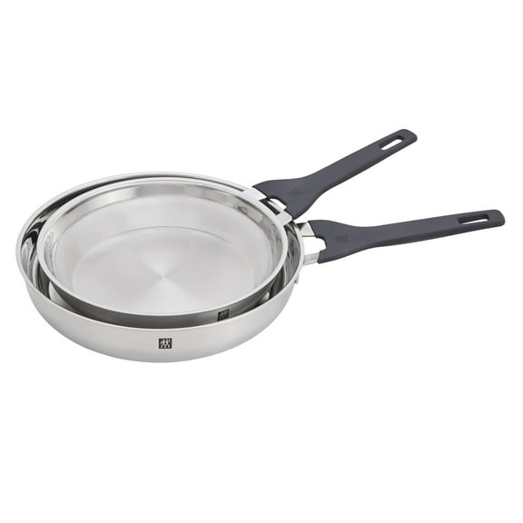 ZWILLING Simplify 2-pc Stainless Steel 9.5-in & 11-in Fry Pan Set