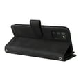 thumbnail image 5 of Case for Samsung Galaxy A02S Cover Zipper Pocket Wallet Case Magnetic Protective - Black, 5 of 5