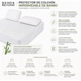 thumbnail image 4 of Protector Cubrecolchón B.KIND & BEYOND Bamboo Blend contra Agua e Hipoalergénico Individual, 4 of 10